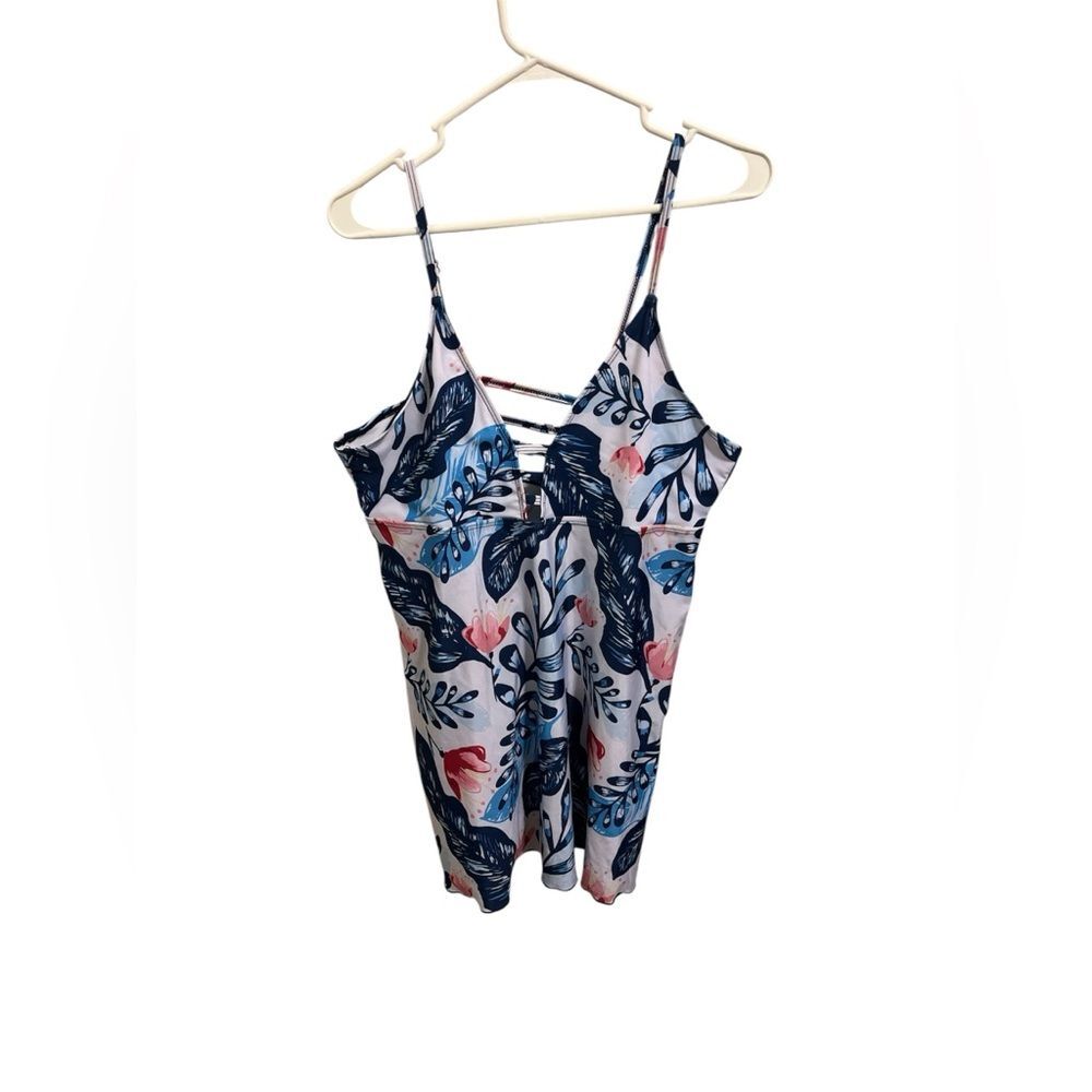 Finwanlo XXL Swim 2 Piece Suit White/Blue
